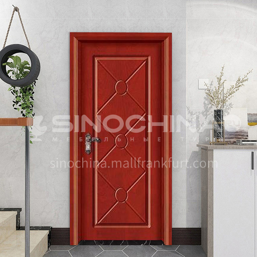 High quality simple style composite paint solid wood door hotel apartment room door 12